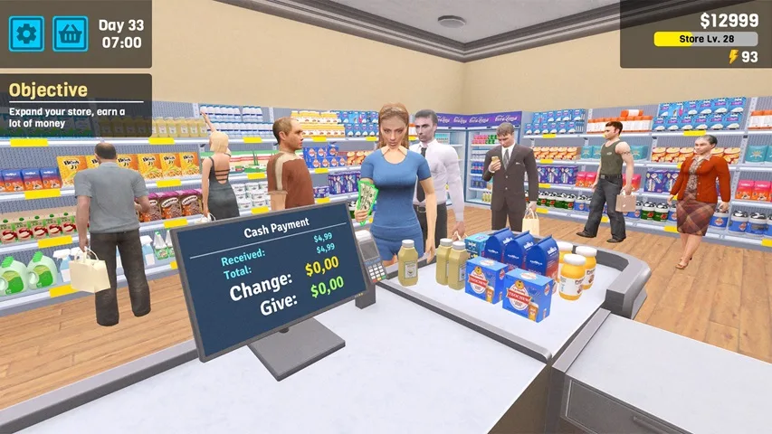 Supermarket Simulator mod apk